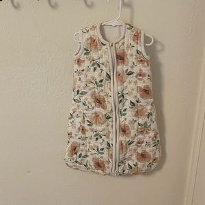 Potterybarn floral sleep sack size medium
